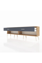 Arges TV Ünitesi 2 Çekmeceli  176x30x51 Çam-Çam/Antrasit