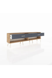 Arges TV Ünitesi 2 Çekmeceli  176x30x51 Çam-Çam/Antrasit