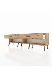 Arges TV Ünitesi 2 Çekmeceli  176x30x51 Çam-Çam/Çam