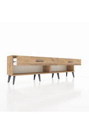 Arges TV Ünitesi 2 Çekmeceli  176x30x51 Çam-Çam/Çam