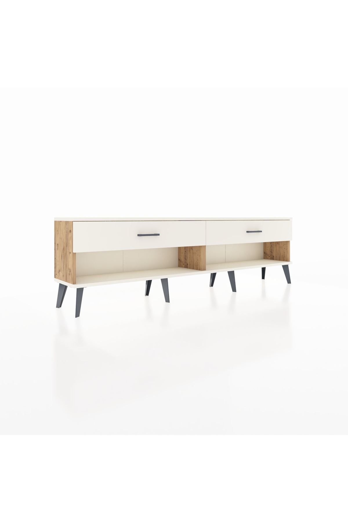 Arges TV Ünitesi 2 Çekmeceli  176x30x51 Çam-Aytaşı/Aytaşı