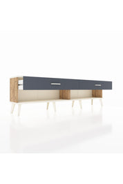 Arges TV Ünitesi 2 Çekmeceli  176x30x51 Çam-Aytaşı/Antrasit