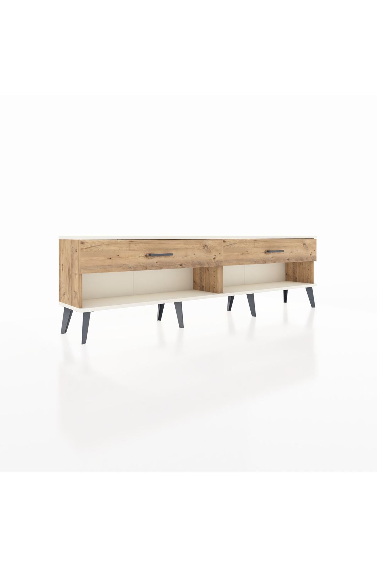 Arges TV Ünitesi 2 Çekmeceli  176x30x51 Çam-Aytaşı/Çam