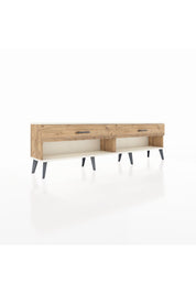 Arges TV Ünitesi 2 Çekmeceli  176x30x51 Çam-Aytaşı/Çam