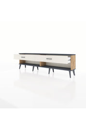Arges TV Ünitesi 2 Çekmeceli  176x30x51 Çam-Antrasit/Aytaşı