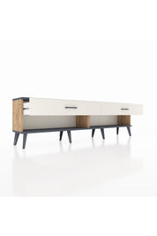 Arges TV Ünitesi 2 Çekmeceli  176x30x51 Çam-Antrasit/Aytaşı