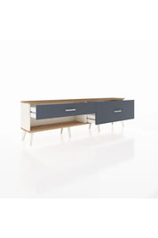 Arges TV Ünitesi 2 Çekmeceli  176x30x51 Aytaşı-Çam/Antrasit