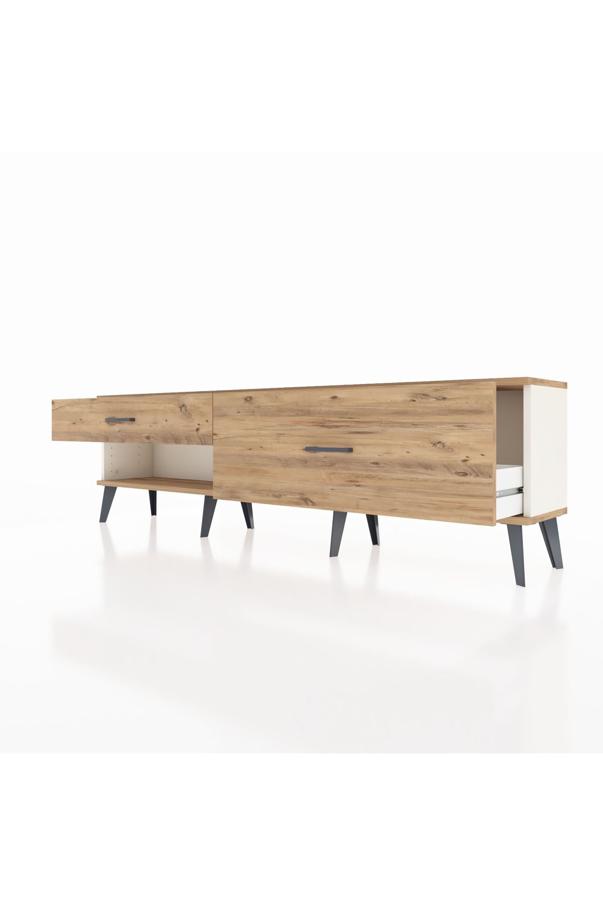 Arges TV Ünitesi 2 Çekmeceli  176x30x51 Aytaşı-Çam/Çam