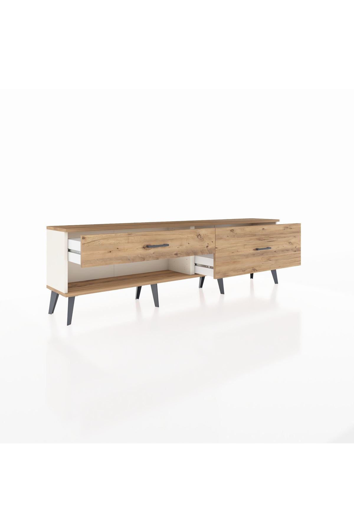 Arges TV Ünitesi 2 Çekmeceli  176x30x51 Aytaşı-Çam/Çam