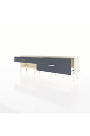 Arges TV Ünitesi 2 Çekmeceli  176x30x51 Aytaşı-Aytaşı/Antrasit