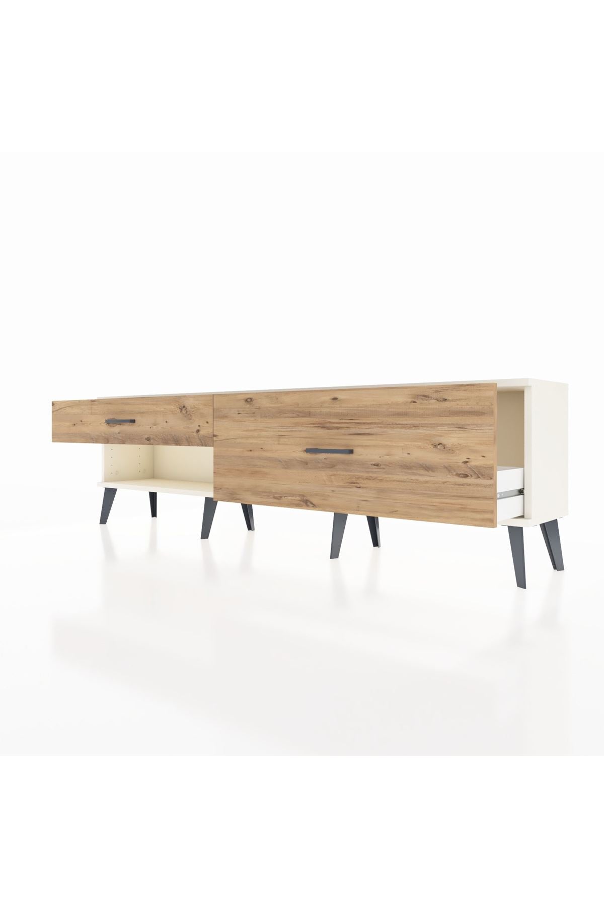 Arges TV Ünitesi 2 Çekmeceli  176x30x51 Aytaşı-Aytaşı/Çam