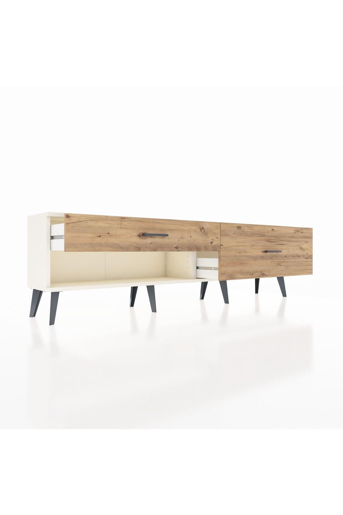 Arges TV Ünitesi 2 Çekmeceli  176x30x51 Aytaşı-Aytaşı/Çam