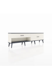 Arges TV Ünitesi 2 Çekmeceli  176x30x51 Aytaşı-Antrasit/Aytaşı