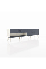 Arges TV Ünitesi 2 Çekmeceli  176x30x51 Aytaşı-Antrasit/Antrasit