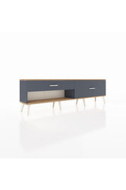 Arges TV Ünitesi 2 Çekmeceli  176x30x51 Antrasit-Çam/Antrasit