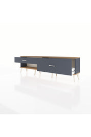 Arges TV Ünitesi 2 Çekmeceli  176x30x51 Antrasit-Çam/Antrasit