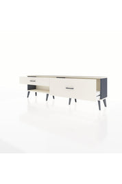 Arges TV Ünitesi 2 Çekmeceli  176x30x51 Antrasit-Aytaşı/Aytaşı