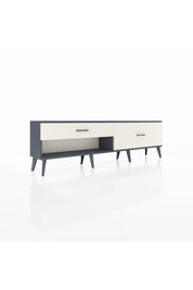 Arges TV Ünitesi 2 Çekmeceli  176x30x51 Antrasit-Antrasit/Aytaşı