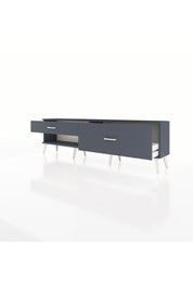 Arges TV Ünitesi 2 Çekmeceli  176x30x51 Antrasit-Antrasit/Antrasit