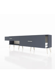 Arges TV Ünitesi 2 Çekmeceli  176x30x51 Antrasit-Antrasit/Antrasit