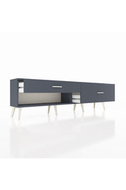 Arges TV Ünitesi 2 Çekmeceli  176x30x51 Antrasit-Antrasit/Antrasit