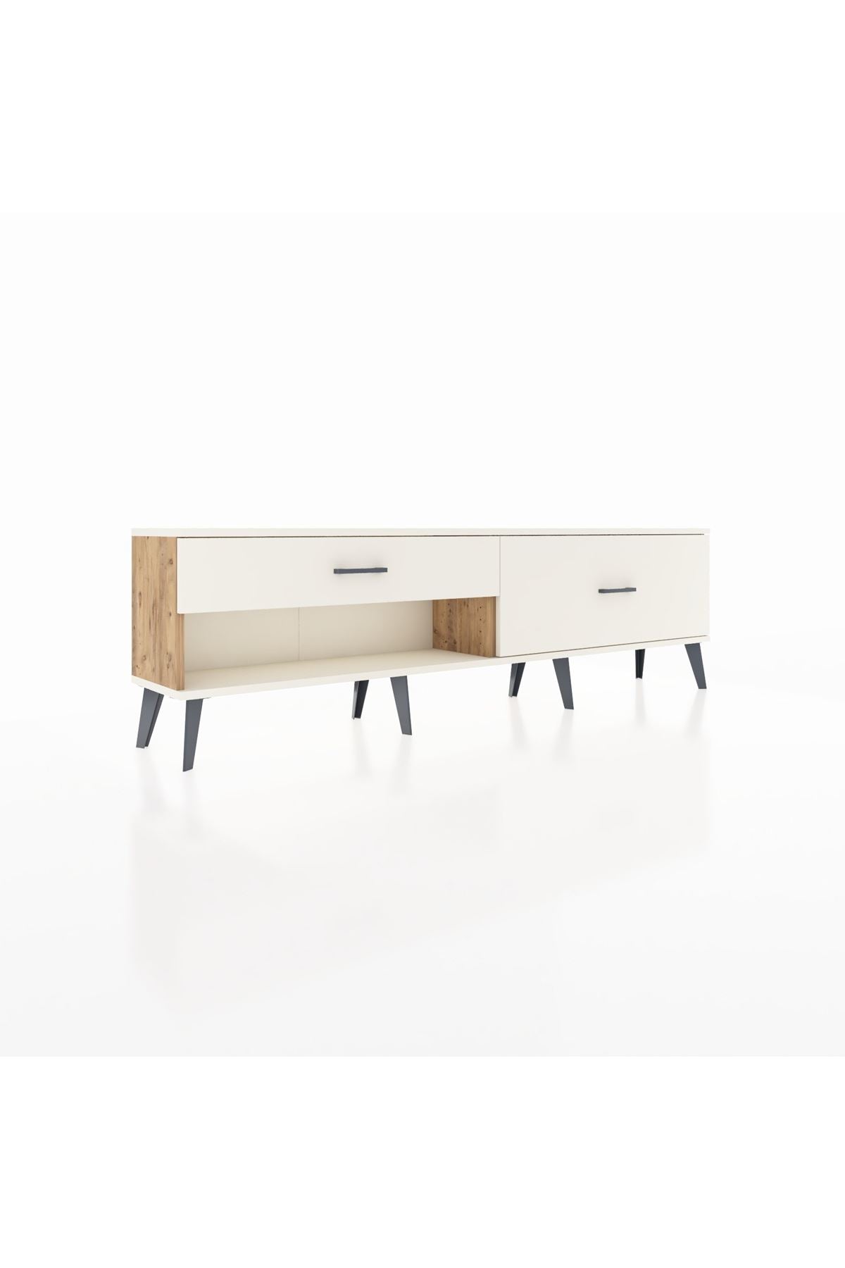 Arges TV Ünitesi 2 Çekmeceli  176x30x51 Çam-Aytaşı/Aytaşı