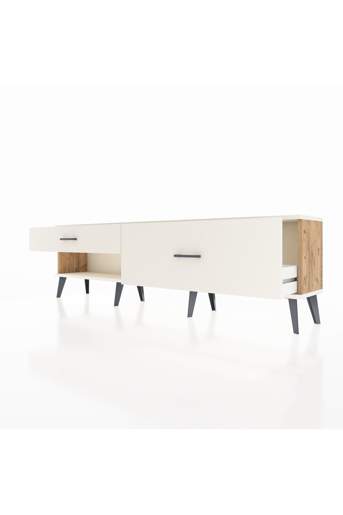 Arges TV Ünitesi 2 Çekmeceli  176x30x51 Çam-Aytaşı/Aytaşı