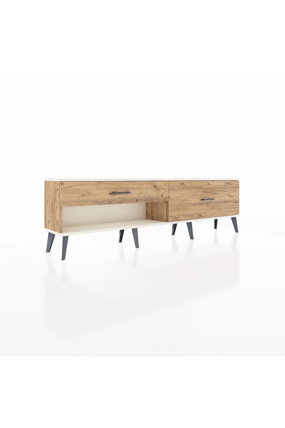 Arges TV Ünitesi 2 Çekmeceli  176x30x51 Çam-Aytaşı/Çam