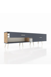 Arges TV Ünitesi 2 Çekmeceli  176x30x51 Çam-Antrasit/Antrasit