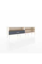 Arges TV Ünitesi 2 Raflı Tek Çekmeceli  176x30x51 Aytaşı-Çam/Antrasit