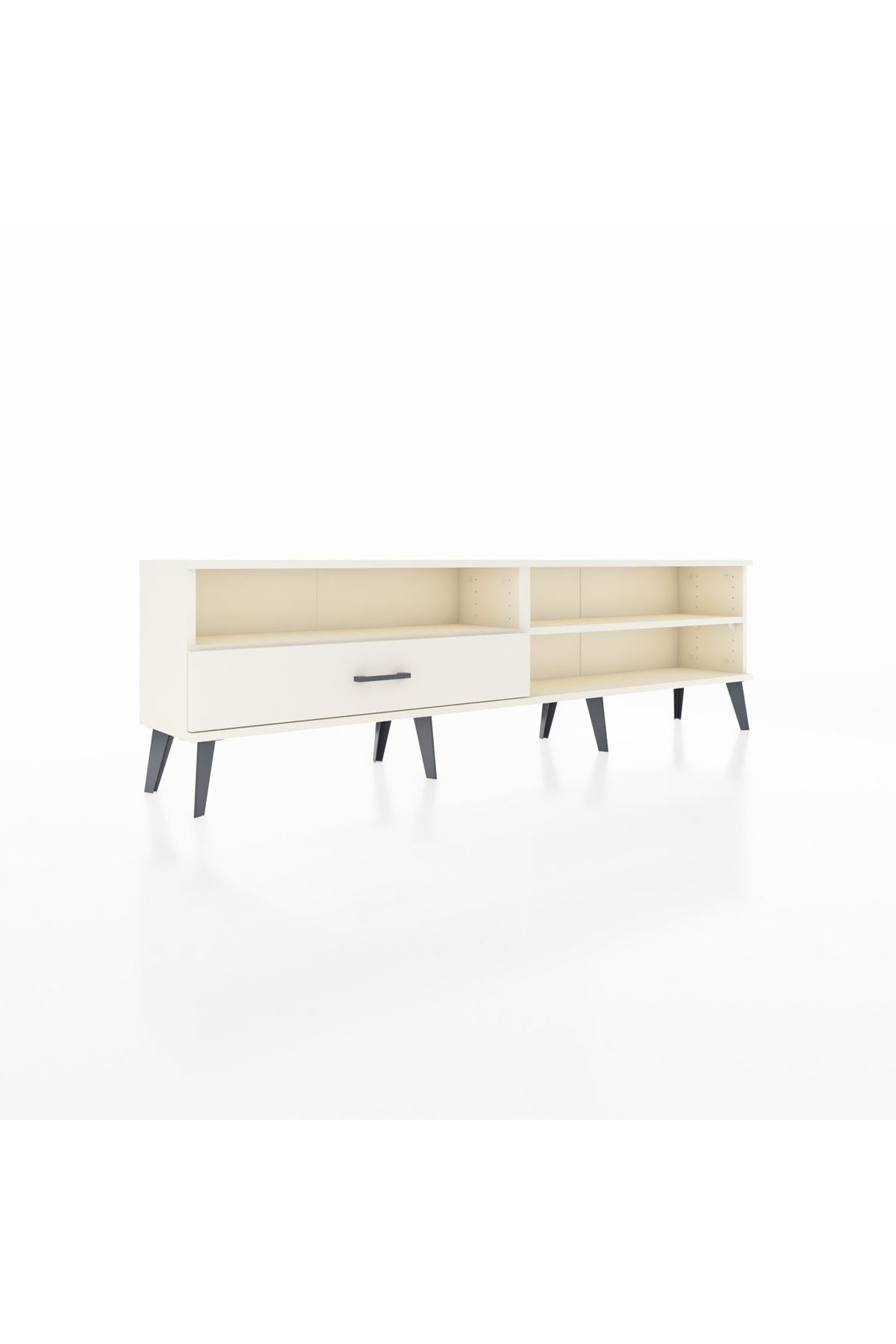 Arges TV Ünitesi 2 Raflı Tek Çekmeceli  176x30x51 Aytaşı-Aytaşı/Aytaşı