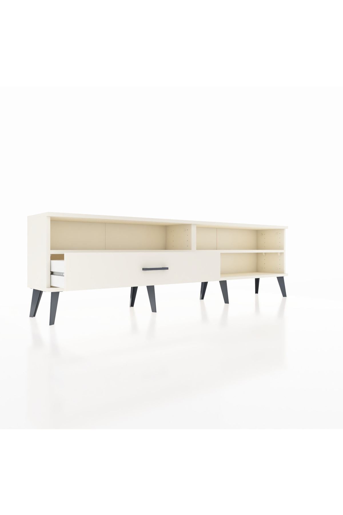 Arges TV Ünitesi 2 Raflı Tek Çekmeceli  176x30x51 Aytaşı-Aytaşı/Aytaşı