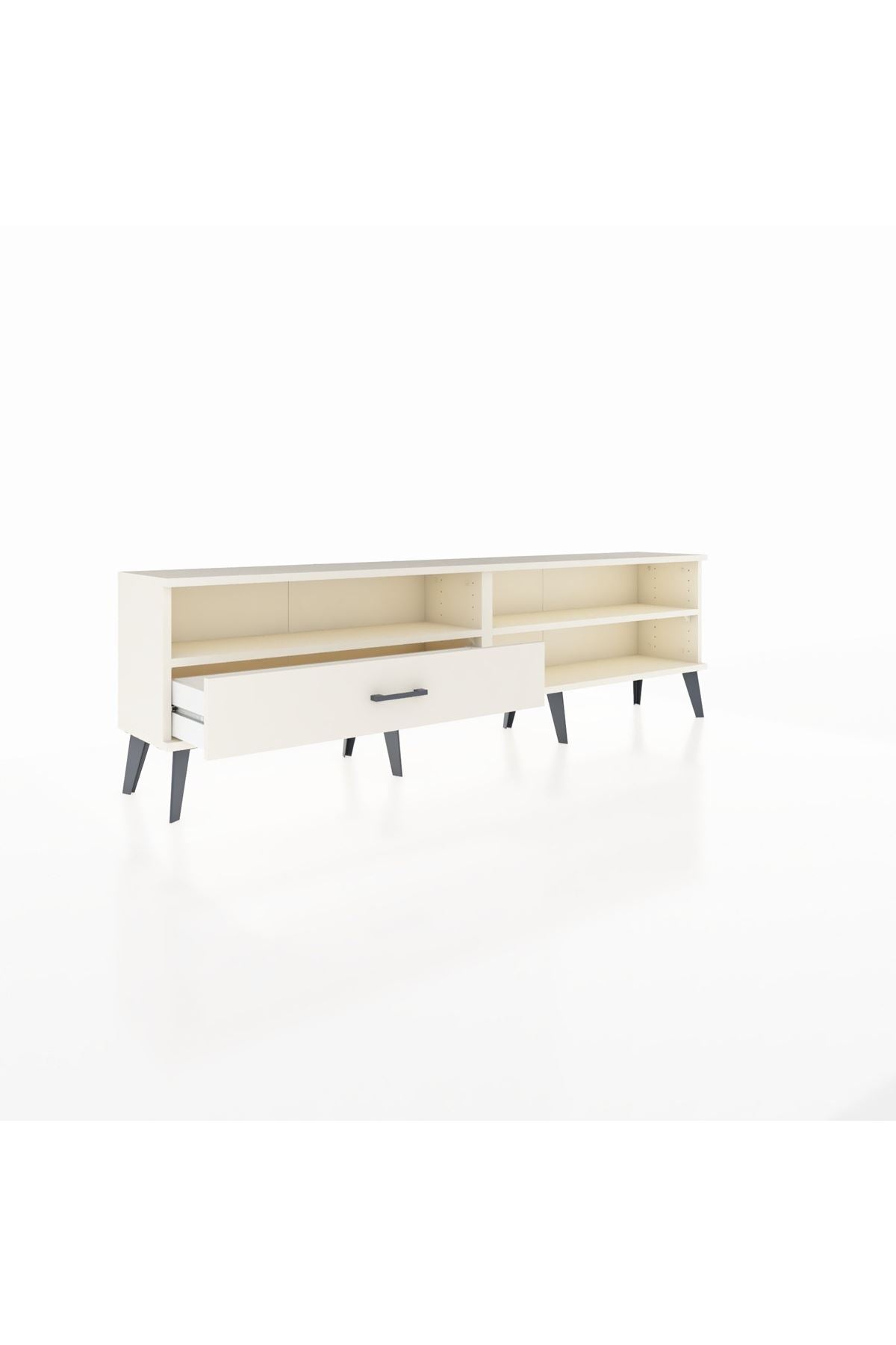 Arges TV Ünitesi 2 Raflı Tek Çekmeceli  176x30x51 Aytaşı-Aytaşı/Aytaşı