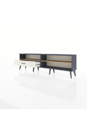 Arges TV Ünitesi 2 Raflı Tek Çekmeceli  176x30x51 Antrasit-Çam/Aytaşı