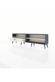 Arges TV Ünitesi 2 Raflı Tek Çekmeceli  176x30x51 Antrasit-Aytaşı/Aytaşı