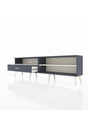 Arges TV Ünitesi 2 Raflı Tek Çekmeceli  176x30x51 Antrasit-Aytaşı/Antrasit