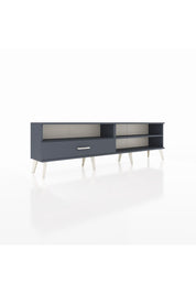 Arges TV Ünitesi 2 Raflı Tek Çekmeceli  176x30x51 Antrasit-Antrasit/Antrasit