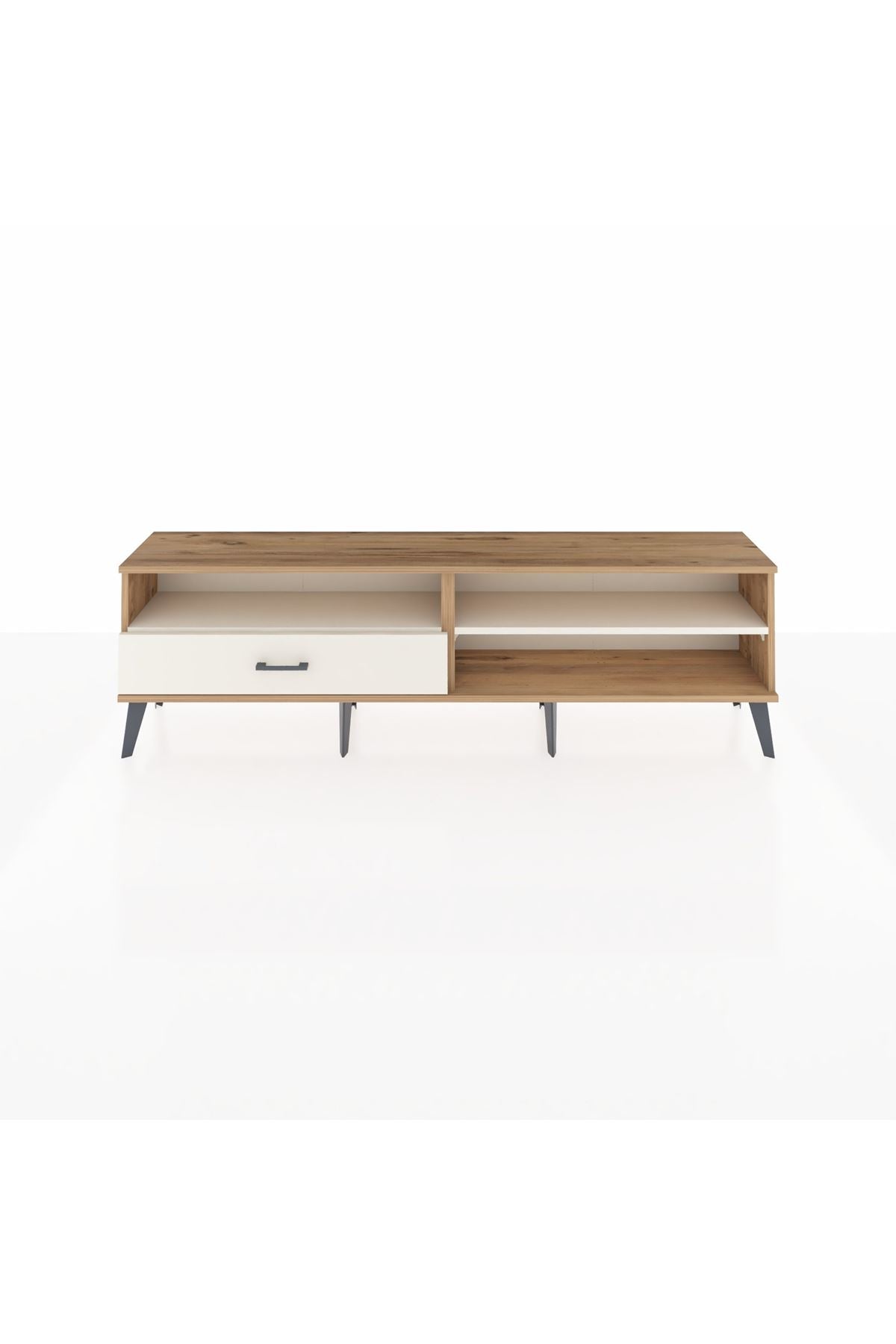 Arges TV Ünitesi 2 Raflı Tek Çekmeceli  176x30x51 Çam-Aytaşı/Aytaşı