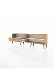 Arges TV Ünitesi 2 Raflı Tek Çekmeceli  176x30x51 Çam-Aytaşı/Çam