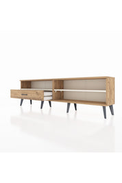 Arges TV Ünitesi 2 Raflı Tek Çekmeceli  176x30x51 Çam-Aytaşı/Çam