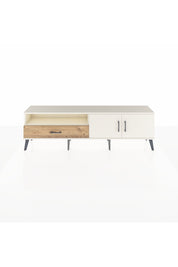 Arges TV Ünitesi 2 Raflı Tek Çekmeceli 2 Kapaklı 176x30x51 Aytaşı-Aytaşı/Çam