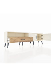 Arges TV Ünitesi 2 Raflı Tek Çekmeceli 2 Kapaklı 176x30x51 Aytaşı-Aytaşı/Çam