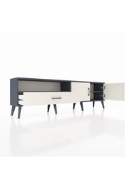 Arges TV Ünitesi 2 Raflı Tek Çekmeceli 2 Kapaklı 176x30x51 Antrasit-Aytaşı/Aytaşı