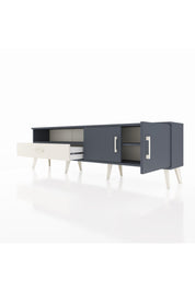 Arges TV Ünitesi 2 Raflı Tek Çekmeceli 2 Kapaklı 176x30x51 Antrasit-Antrasit/Aytaşı