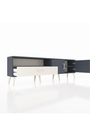 Arges TV Ünitesi 2 Raflı Tek Çekmeceli 2 Kapaklı 176x30x51 Antrasit-Antrasit/Aytaşı