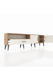 Arges TV Ünitesi 2 Raflı Tek Çekmeceli 2 Kapaklı 176x30x51 Çam-Aytaşı/Aytaşı