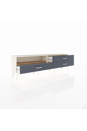 Arges TV Ünitesi Tek Raflı 3 Çekmeceli  176x30x51 Aytaşı-Çam/Antrasit