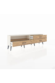 Arges TV Ünitesi Tek Raflı 3 Çekmeceli  176x30x51 Aytaşı-Çam/Çam