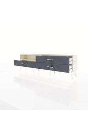 Arges TV Ünitesi Tek Raflı 3 Çekmeceli  176x30x51 Aytaşı-Aytaşı/Antrasit