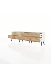 Arges TV Ünitesi Tek Raflı 3 Çekmeceli  176x30x51 Aytaşı-Aytaşı/Çam